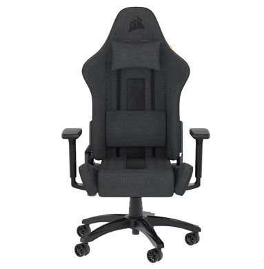 כסא לגיימרים בד אפור שחור קורסאייר Corsair CF-9010052-WW TC100 Relaxed Black Gray Cloth Gaming Chair